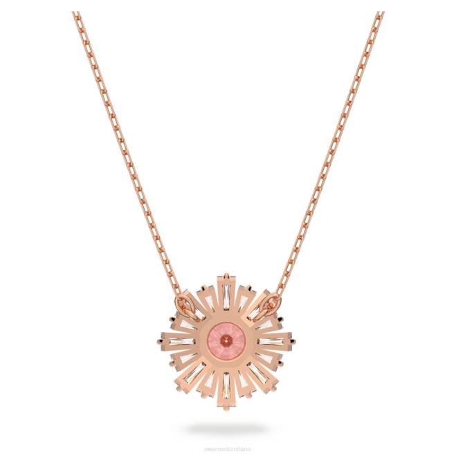 Swarovski DV4B236 gioielleria tagli misti, placcati sole, rosa, oro rosa pendente del sole