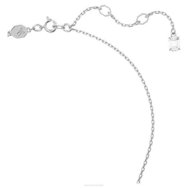 Swarovski DV4B242 gioielleria tagli misti, cuore, bianco, rodiato ciondolo matrice