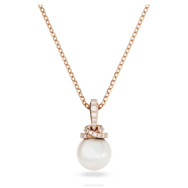 Swarovski DV4B271 gioielleria bianco, placcato color oro rosa originariamente pendente