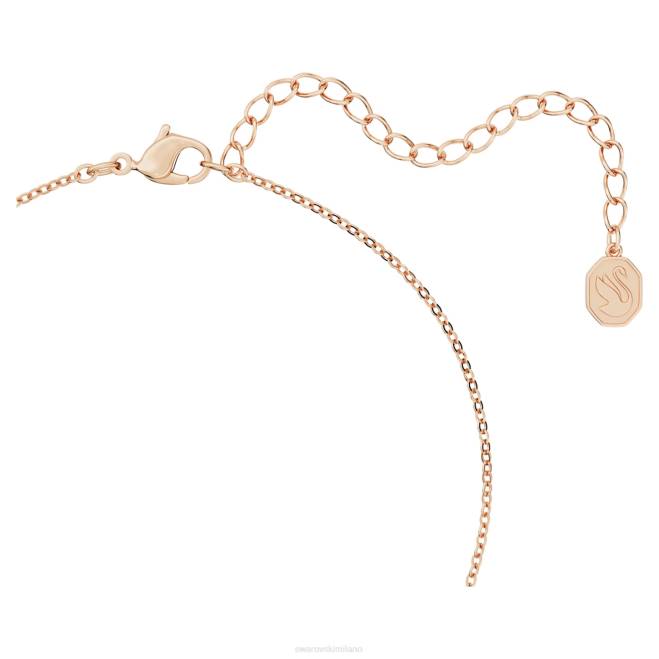 Swarovski DV4B271 gioielleria bianco, placcato color oro rosa originariamente pendente