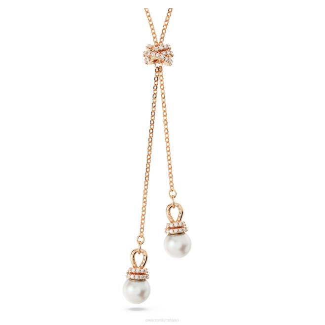 Swarovski DV4B272 gioielleria bianco, placcato color oro rosa originariamente y pendente