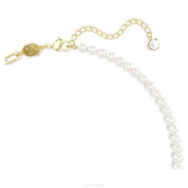 Swarovski DV4B274 gioielleria orso, multicolore, placcato color oro ciondolo di orsacchiotto