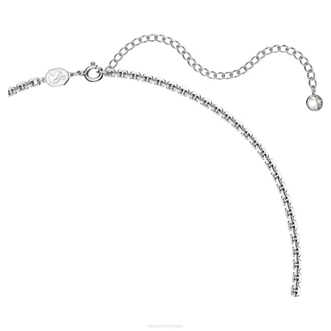 Swarovski DV4B291 gioielleria cigno, blu, placcato rodio ciondolo a forma di cigno pop