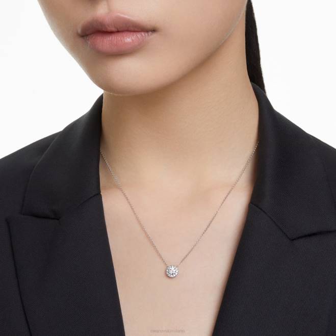 Swarovski DV4B302 gioielleria Oro bianco 14k ciondolo con firma