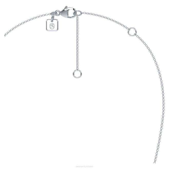 Swarovski DV4B302 gioielleria Oro bianco 14k ciondolo con firma