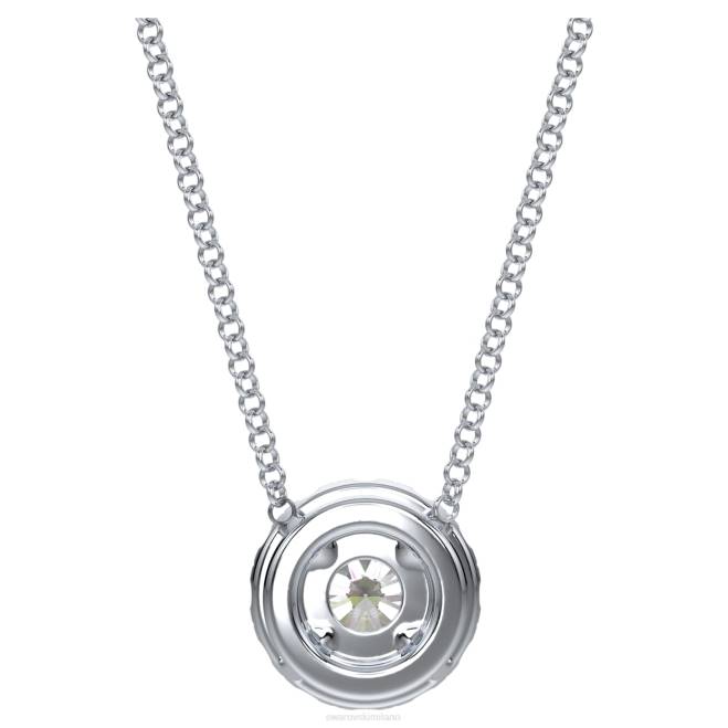Swarovski DV4B302 gioielleria Oro bianco 14k ciondolo con firma