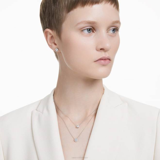 Swarovski DV4B303 gioielleria Oro bianco 14k ciondolo dell'eternità