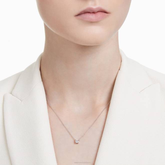 Swarovski DV4B304 gioielleria Oro bianco 14k ciondolo dell'eternità