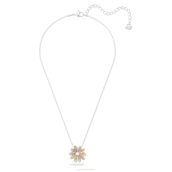 Swarovski DV4B311 gioielleria fiore, multicolore, finiture metalliche miste ciondolo fiore eterno