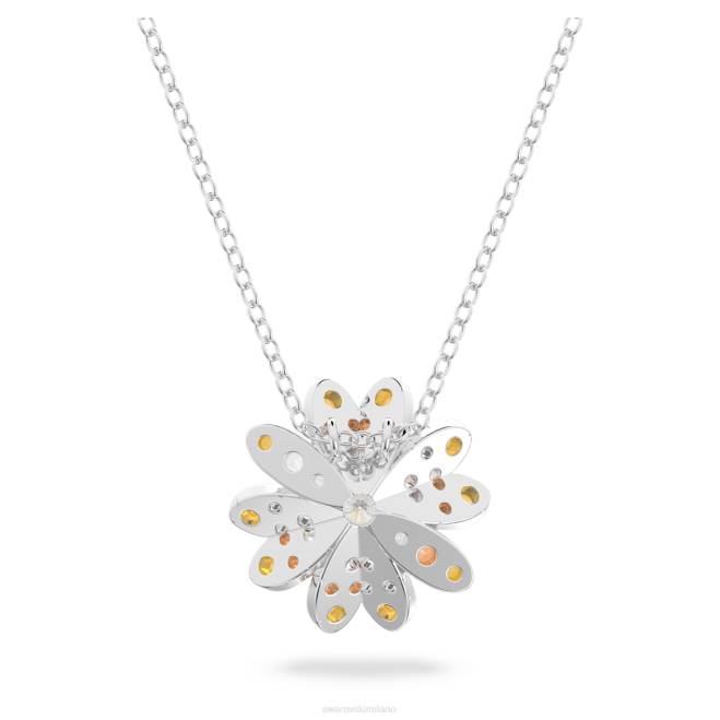 Swarovski DV4B311 gioielleria fiore, multicolore, finiture metalliche miste ciondolo fiore eterno