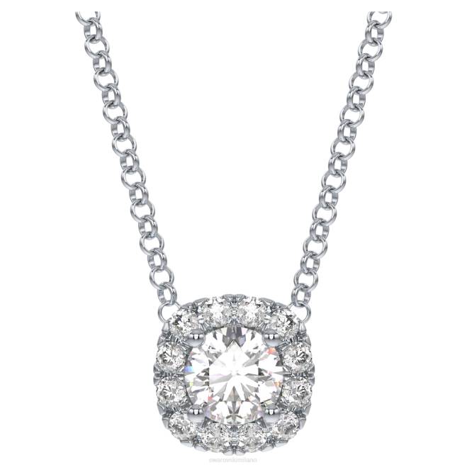 Swarovski DV4B328 gioielleria argento sterling, rodiato ciondolo essenziale