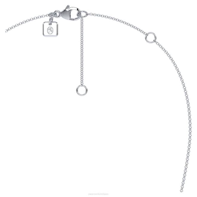 Swarovski DV4B328 gioielleria argento sterling, rodiato ciondolo essenziale