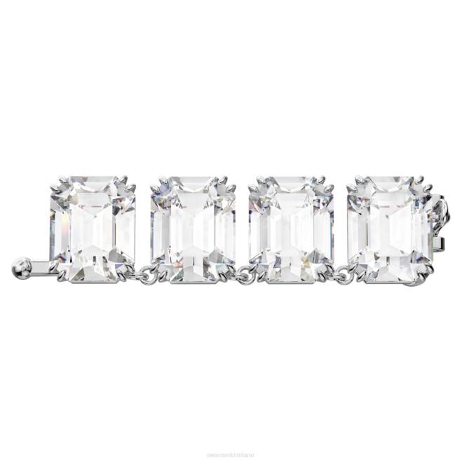 Swarovski DV4B1111 gioielleria taglio ottagonale, bianco, placcato rodio estensore millenario