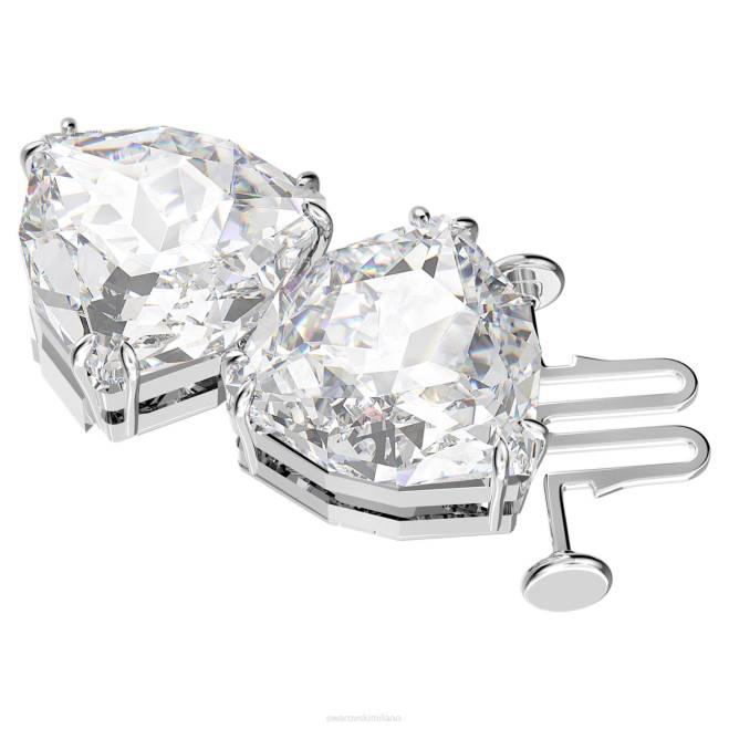Swarovski DV4B1113 gioielleria taglio trilliant, bianco, placcato rodio estensore millenario
