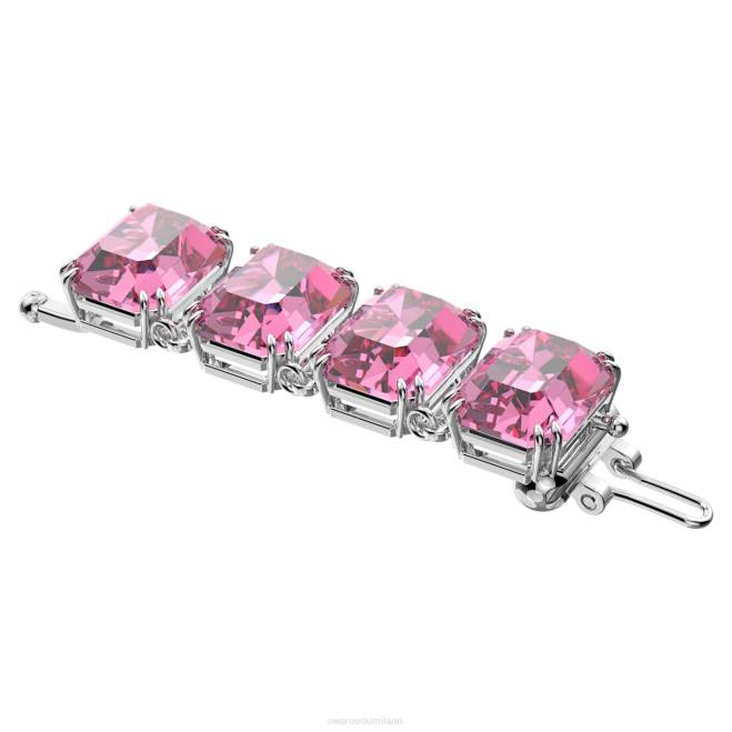 Swarovski DV4B1114 gioielleria taglio ottagonale, rosa, placcato rodio estensore millenario
