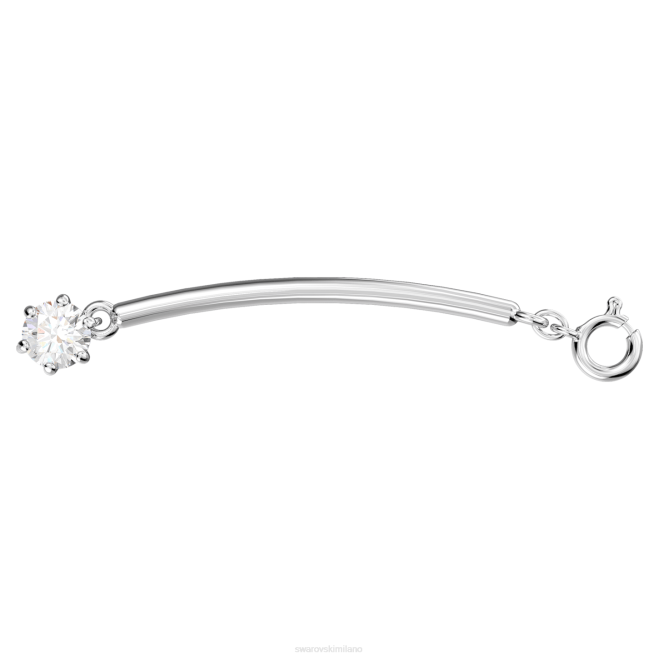 Swarovski DV4B1124 gioielleria taglio rotondo, bianco, placcato rodio estensore della costellazione