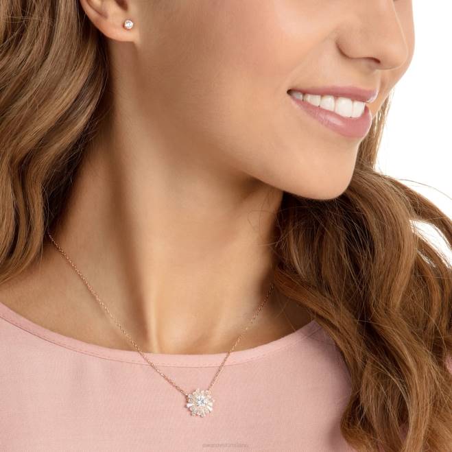 Swarovski DV4B375 gioielleria bianco, placcato color oro rosa sole tramontato
