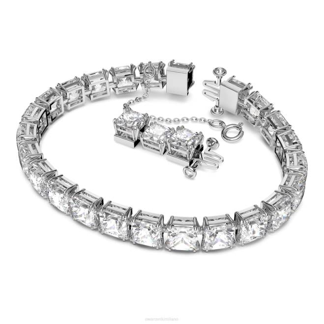 Swarovski DV4B378 gioielleria tagli misti, bianchi, rodiati insieme di millenni