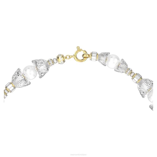 Swarovski DV4B382 gioielleria bianco, placcato color oro set di somnia