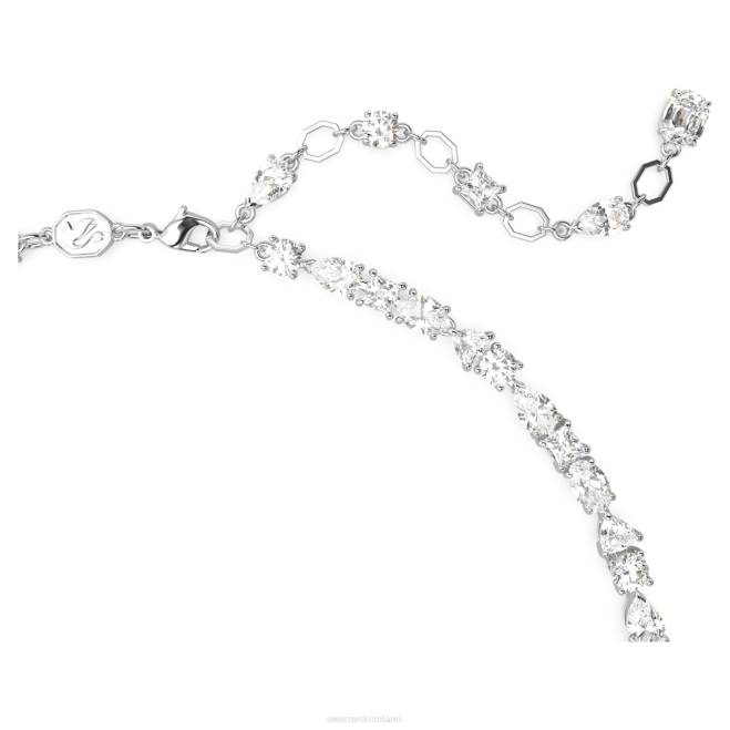 Swarovski DV4B397 gioielleria tagli misti, bianchi, rodiati set di mesmera