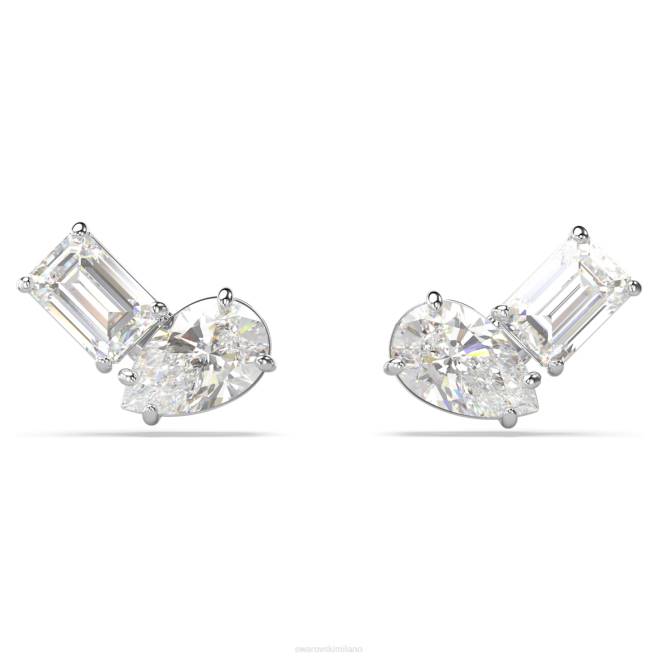 Swarovski DV4B400 gioielleria tagli misti, bianchi, rodiati set di mesmera