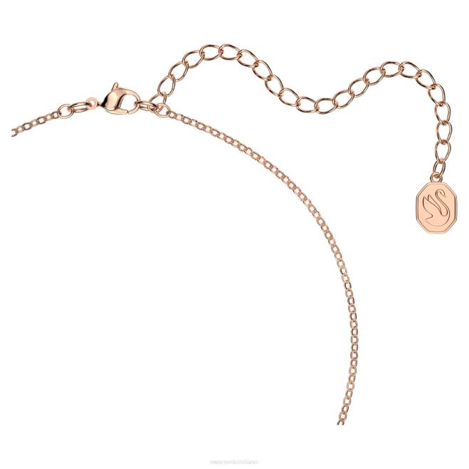 Swarovski DV4B406 gioielleria tagli misti, stella, bianco, placcato tonalità oro rosa insieme stellare