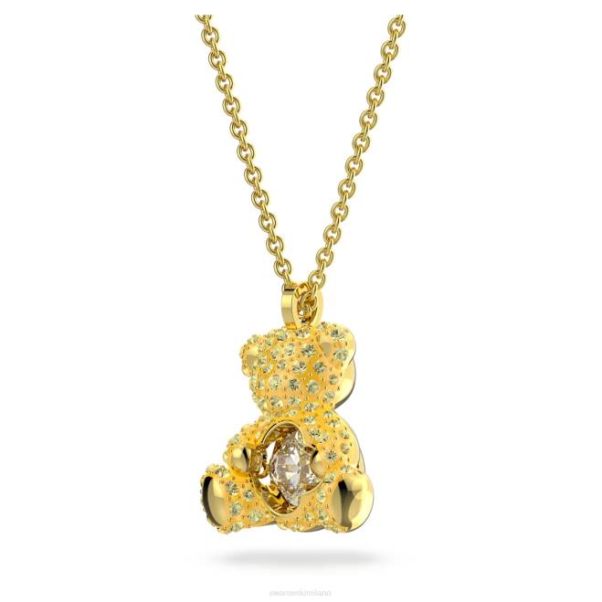 Swarovski DV4B410 gioielleria orso, giallo, placcato color oro set di orsacchiotti