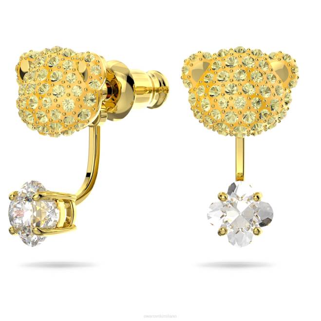 Swarovski DV4B410 gioielleria orso, giallo, placcato color oro set di orsacchiotti