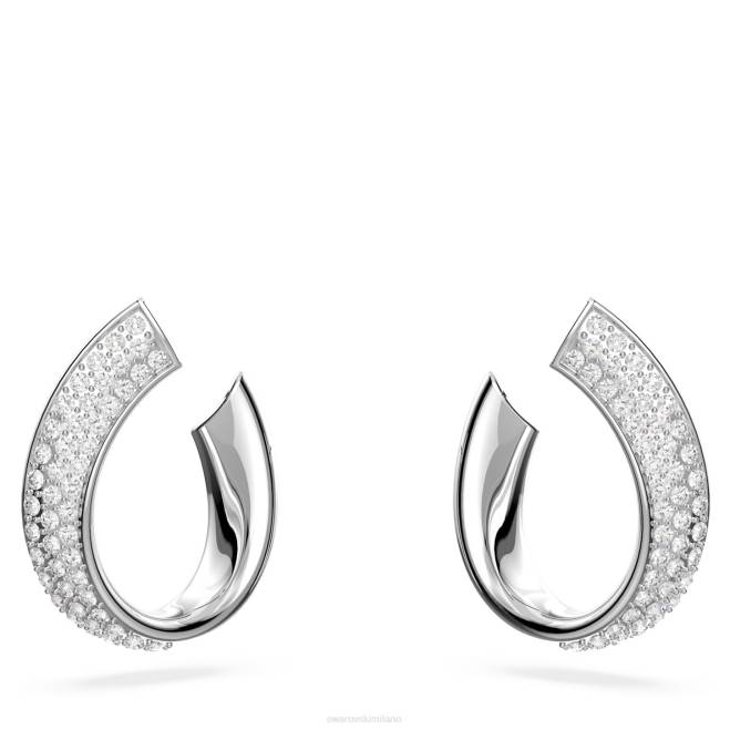 Swarovski DV4B897 gioielleria bianco, rodiato esistono orecchini a cerchio