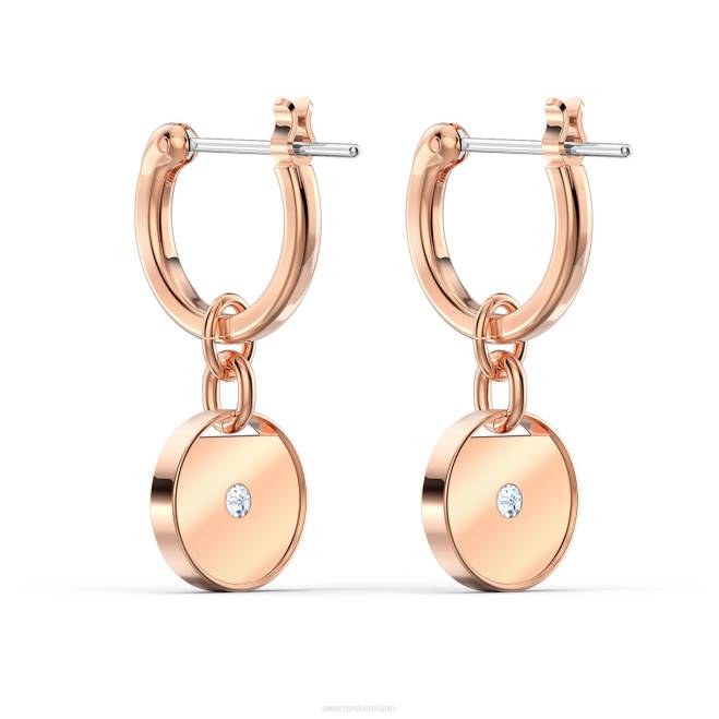 Swarovski DV4B822 gioielleria bianco, placcato color oro rosa orecchini pendenti allo zenzero