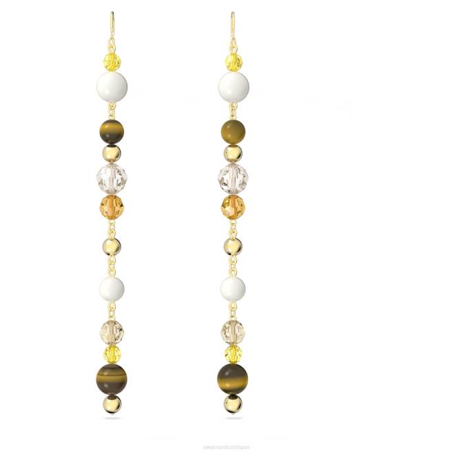 Swarovski DV4B839 gioielleria multicolore, placcato color oro orecchini pendenti somnia
