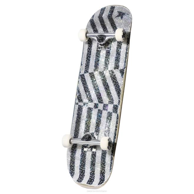Swarovski DV4B1512 Accessori bianco e nero skateboard dell'oca d'oro
