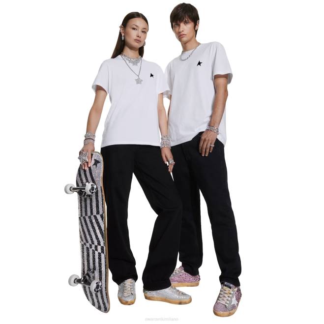 Swarovski DV4B1512 Accessori bianco e nero skateboard dell'oca d'oro