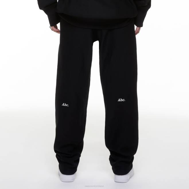 Swarovski DV4B1502 pantaloni della tuta nero pantaloni della tuta con oggetti incolori abbaglianti