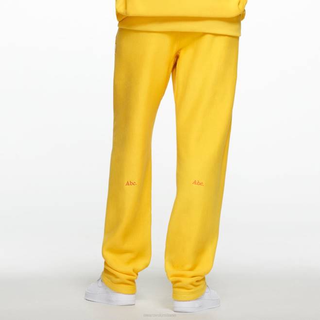 Swarovski DV4B1505 pantaloni della tuta giallo pantaloni della tuta con oggetti colorati
