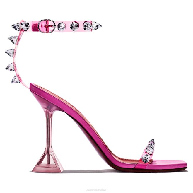 Swarovski DV4B1518 sandali rosa sandalo in vetro amina muaddi julia